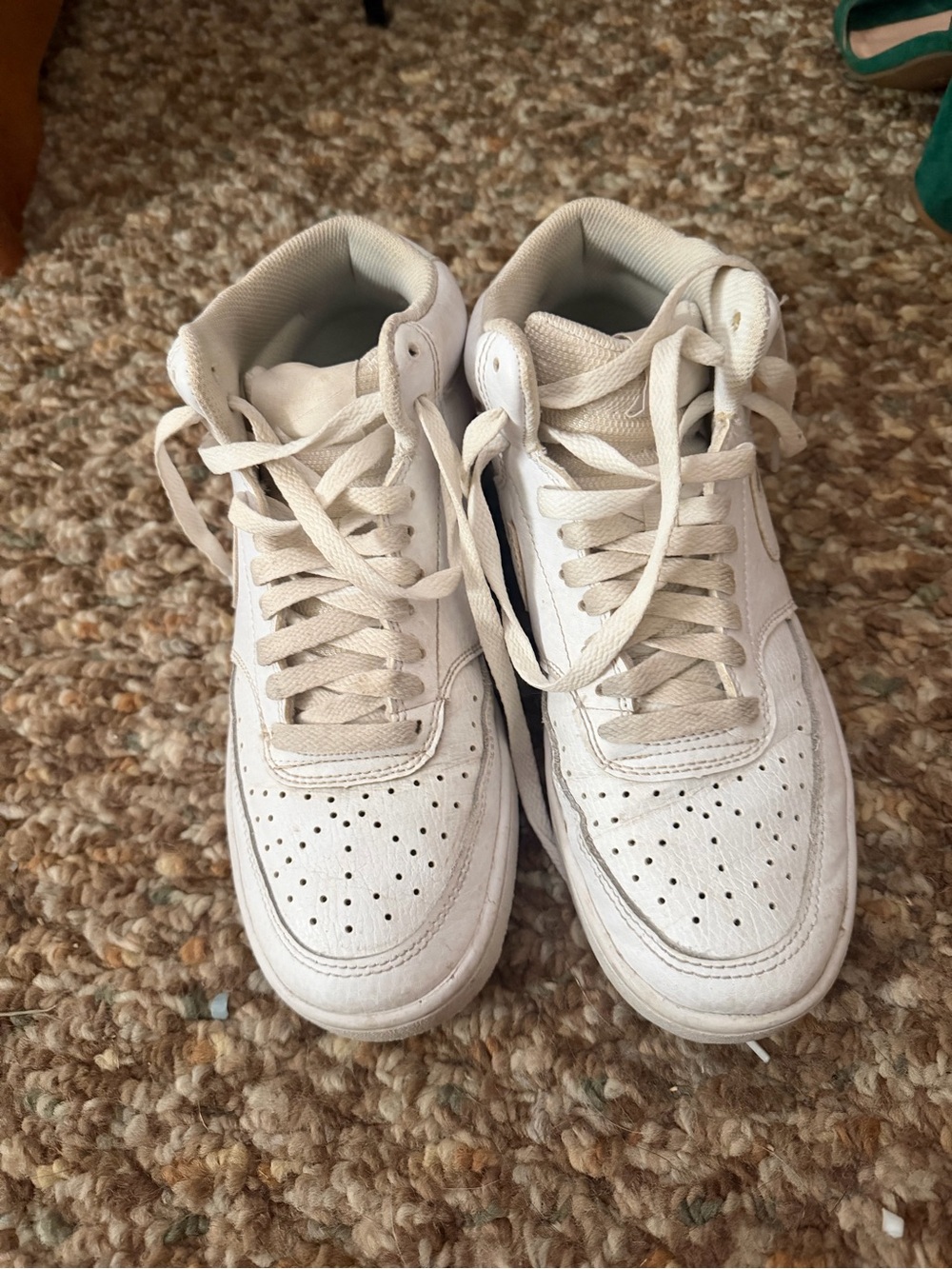 Nike White Court Vision Mid
